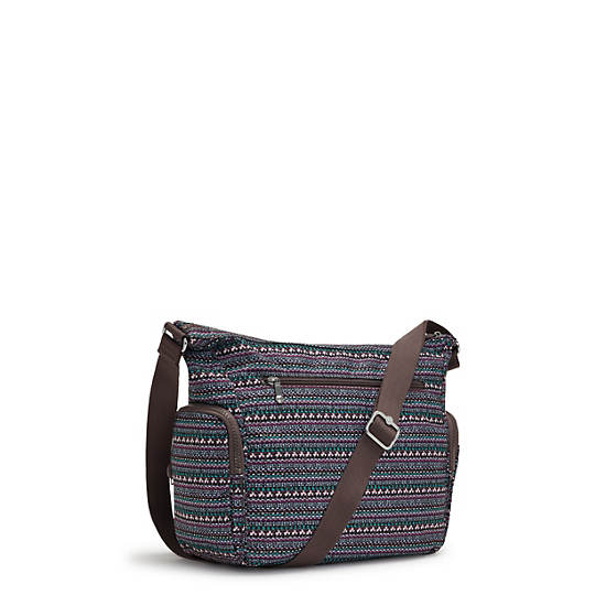 Kipling Gabbie Printed Crossbody Väska Taupe | SE 2053NW